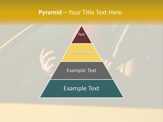 A Woman Driving A Car With A Cell Phone In Her Hand PowerPoint Template