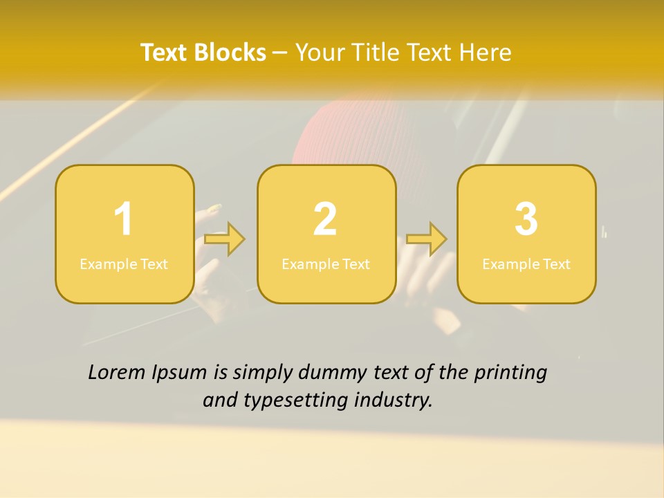 A Woman Driving A Car With A Cell Phone In Her Hand PowerPoint Template