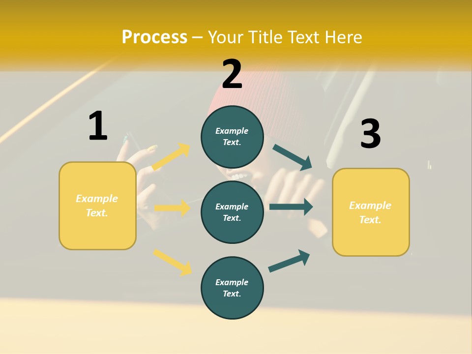 A Woman Driving A Car With A Cell Phone In Her Hand PowerPoint Template