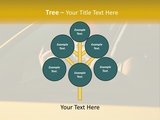 A Woman Driving A Car With A Cell Phone In Her Hand PowerPoint Template