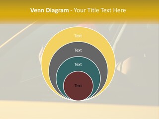 A Woman Driving A Car With A Cell Phone In Her Hand PowerPoint Template