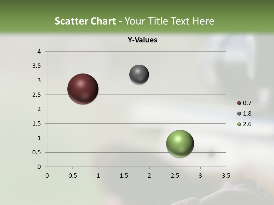 A Rifle With A Scope On A Green Background PowerPoint Template