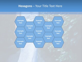 A Woman In A White Dress Is Walking Down A Path PowerPoint Template