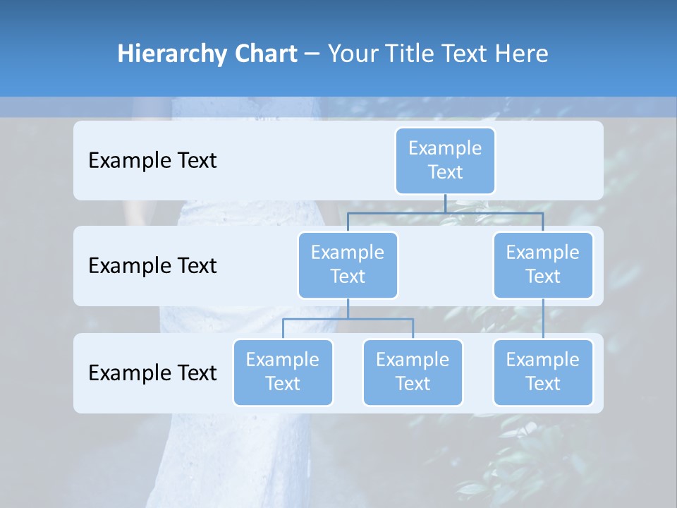 A Woman In A White Dress Is Walking Down A Path PowerPoint Template