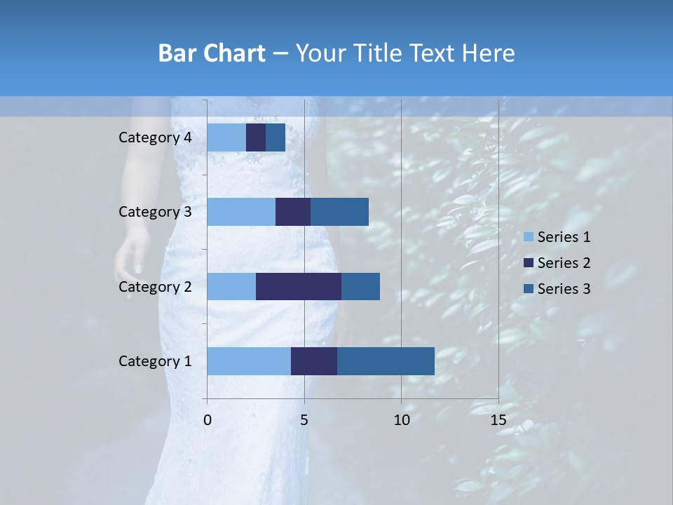 A Woman In A White Dress Is Walking Down A Path PowerPoint Template