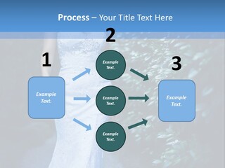 A Woman In A White Dress Is Walking Down A Path PowerPoint Template