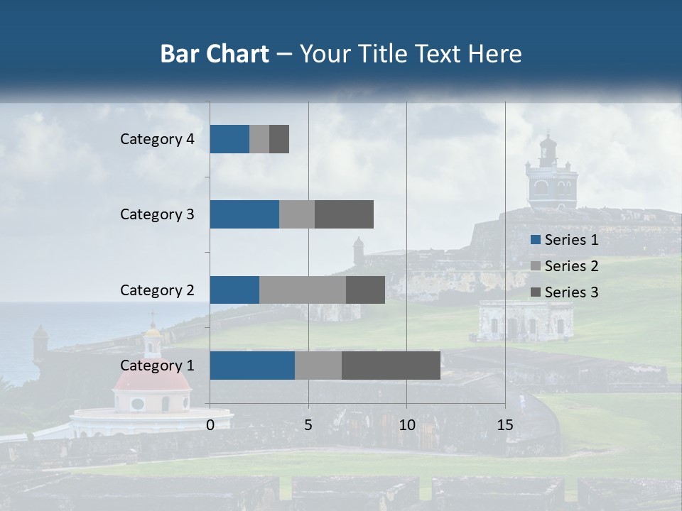 A Castle On Top Of A Hill Near The Ocean PowerPoint Template