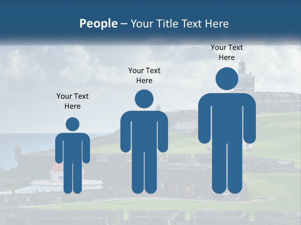 A Castle On Top Of A Hill Near The Ocean PowerPoint Template