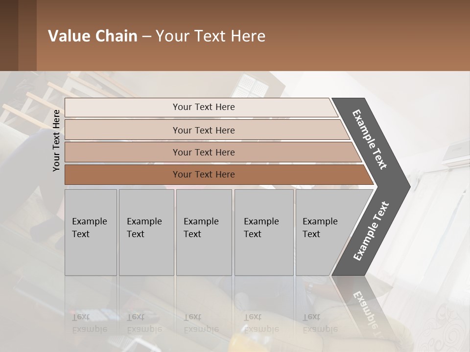 A Man And Woman Sitting On A Couch With A Child PowerPoint Template