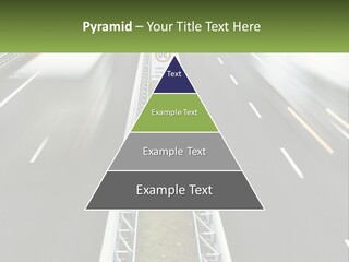 A Highway With A Sign That Says Name Of Presentation Company Name PowerPoint Template