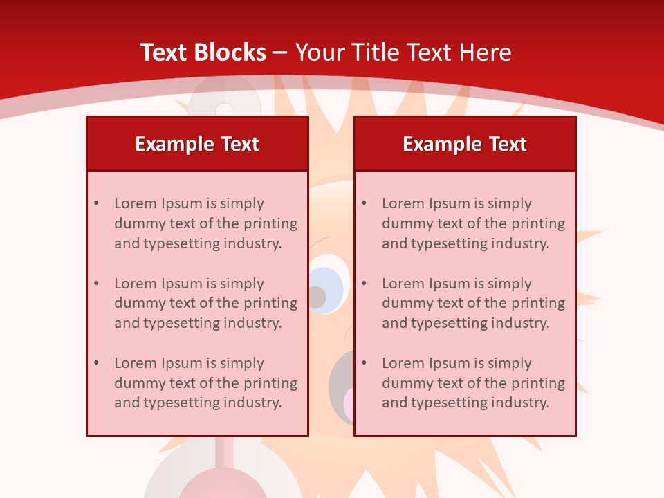 A Thermometer With A Surprised Sun On It PowerPoint Template