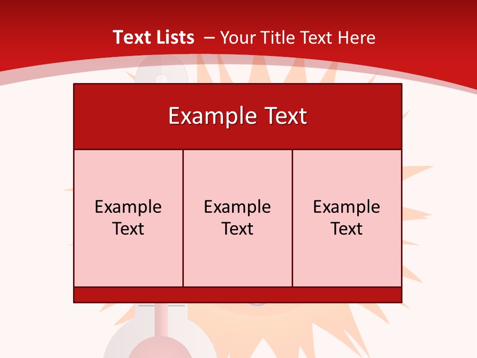 A Thermometer With A Surprised Sun On It PowerPoint Template