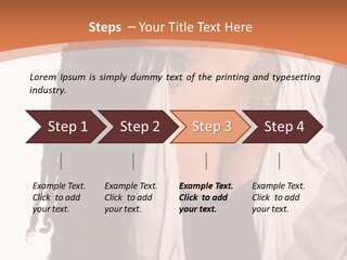 A Woman With Tattoos On Her Chest And A Veil Over Her Head PowerPoint Template