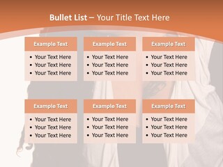 A Woman With Tattoos On Her Chest And A Veil Over Her Head PowerPoint Template