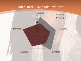 A Woman With Tattoos On Her Chest And A Veil Over Her Head PowerPoint Template