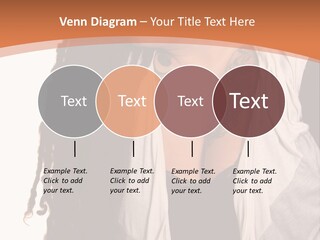 A Woman With Tattoos On Her Chest And A Veil Over Her Head PowerPoint Template