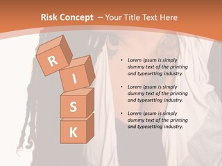 A Woman With Tattoos On Her Chest And A Veil Over Her Head PowerPoint Template