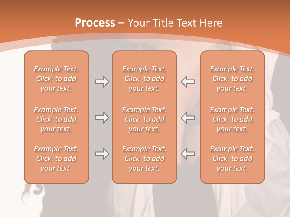 A Woman With Tattoos On Her Chest And A Veil Over Her Head PowerPoint Template