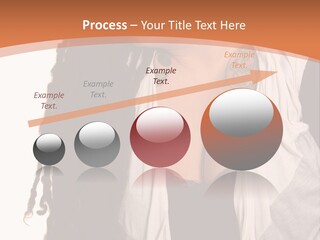 A Woman With Tattoos On Her Chest And A Veil Over Her Head PowerPoint Template