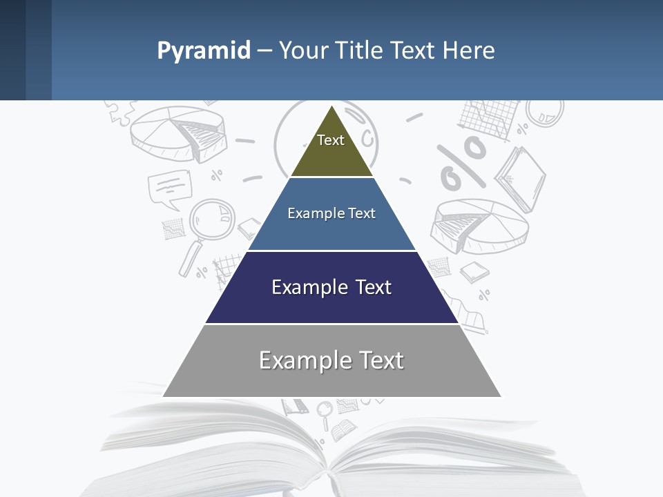 A Book With A Light Bulb Surrounded By Icons PowerPoint Template