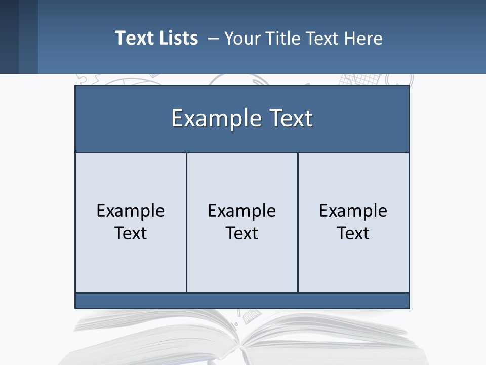 A Book With A Light Bulb Surrounded By Icons PowerPoint Template