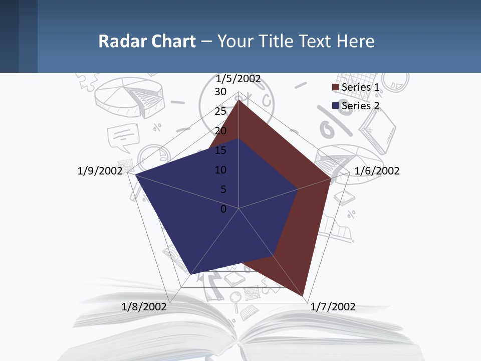 A Book With A Light Bulb Surrounded By Icons PowerPoint Template