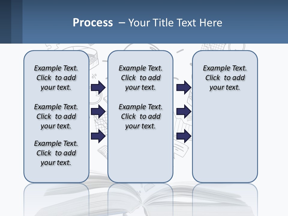 A Book With A Light Bulb Surrounded By Icons PowerPoint Template