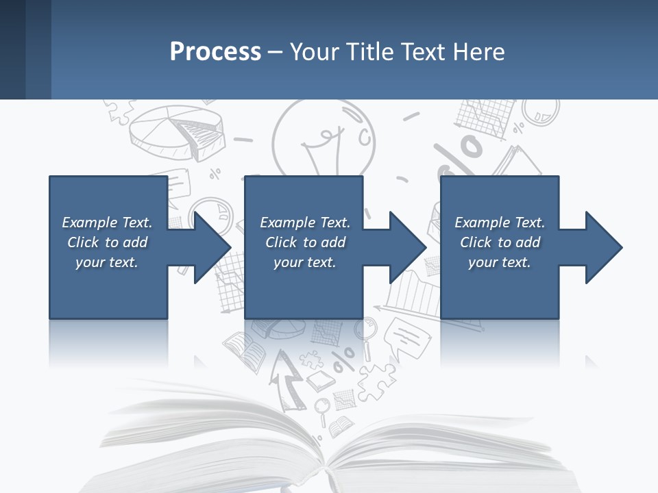 A Book With A Light Bulb Surrounded By Icons PowerPoint Template