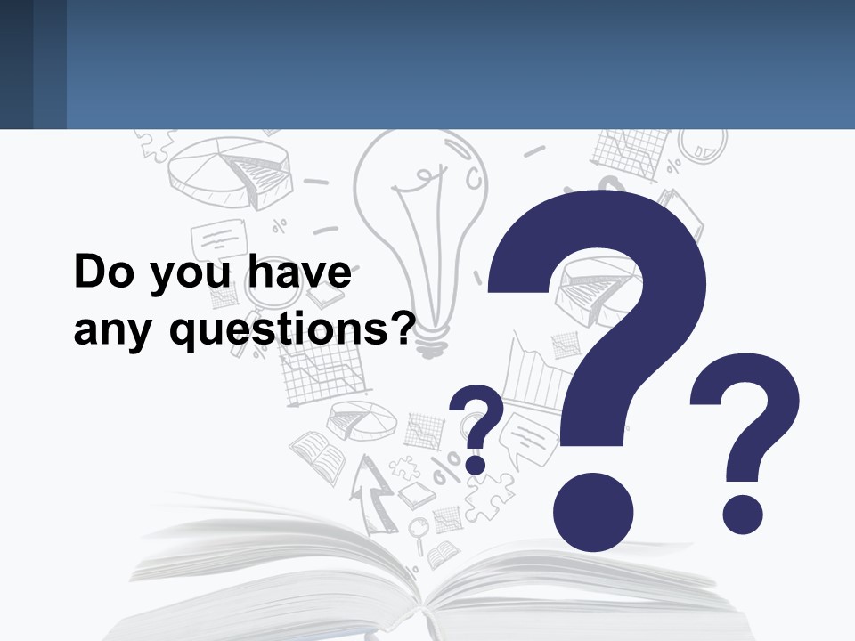 A Book With A Light Bulb Surrounded By Icons PowerPoint Template