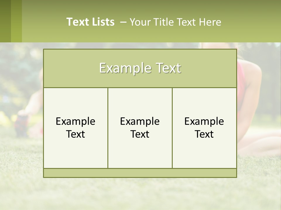 A Group Of Women Doing Stretching Exercises In A Park PowerPoint Template
