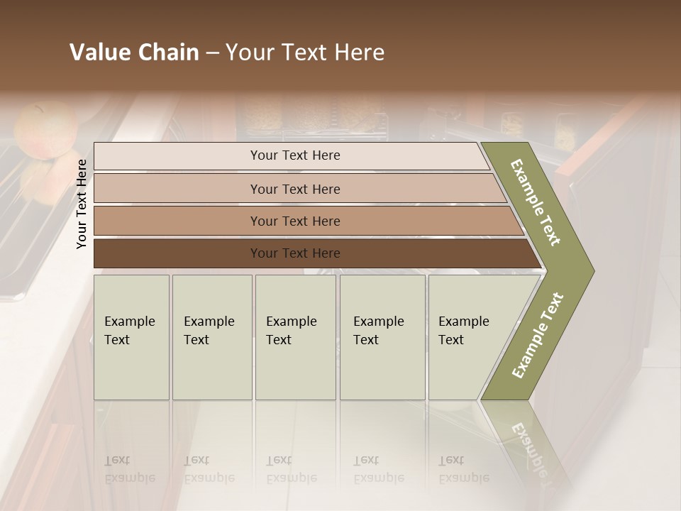 A Kitchen With A Sink And A Dish Rack PowerPoint Template