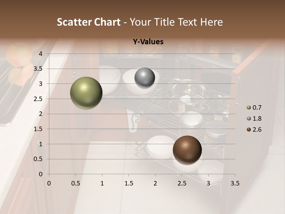A Kitchen With A Sink And A Dish Rack PowerPoint Template