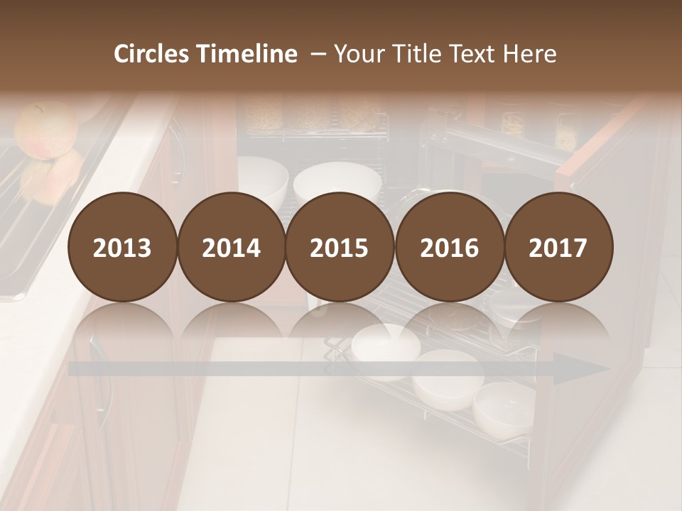 A Kitchen With A Sink And A Dish Rack PowerPoint Template