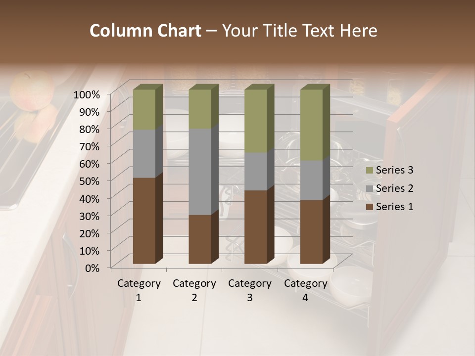 A Kitchen With A Sink And A Dish Rack PowerPoint Template
