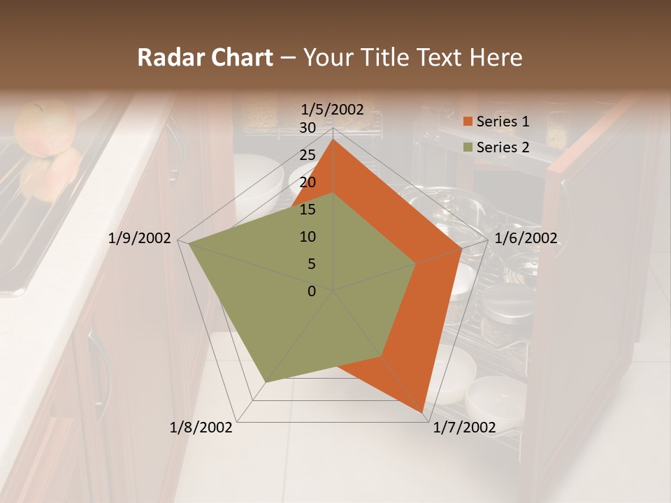 A Kitchen With A Sink And A Dish Rack PowerPoint Template