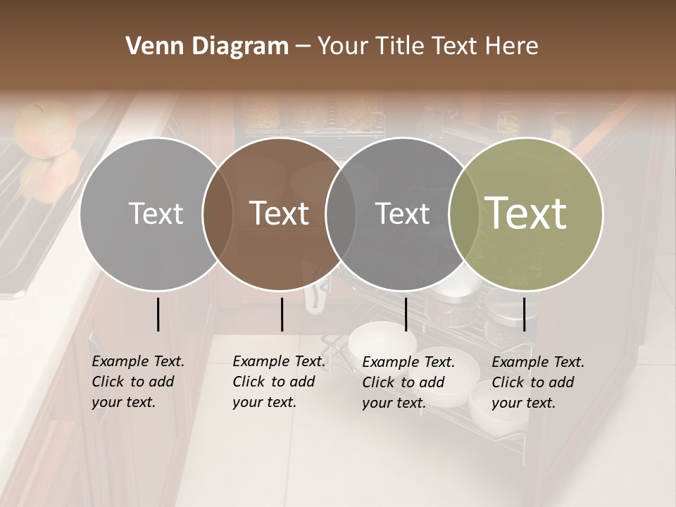 A Kitchen With A Sink And A Dish Rack PowerPoint Template