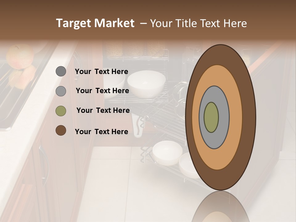 A Kitchen With A Sink And A Dish Rack PowerPoint Template