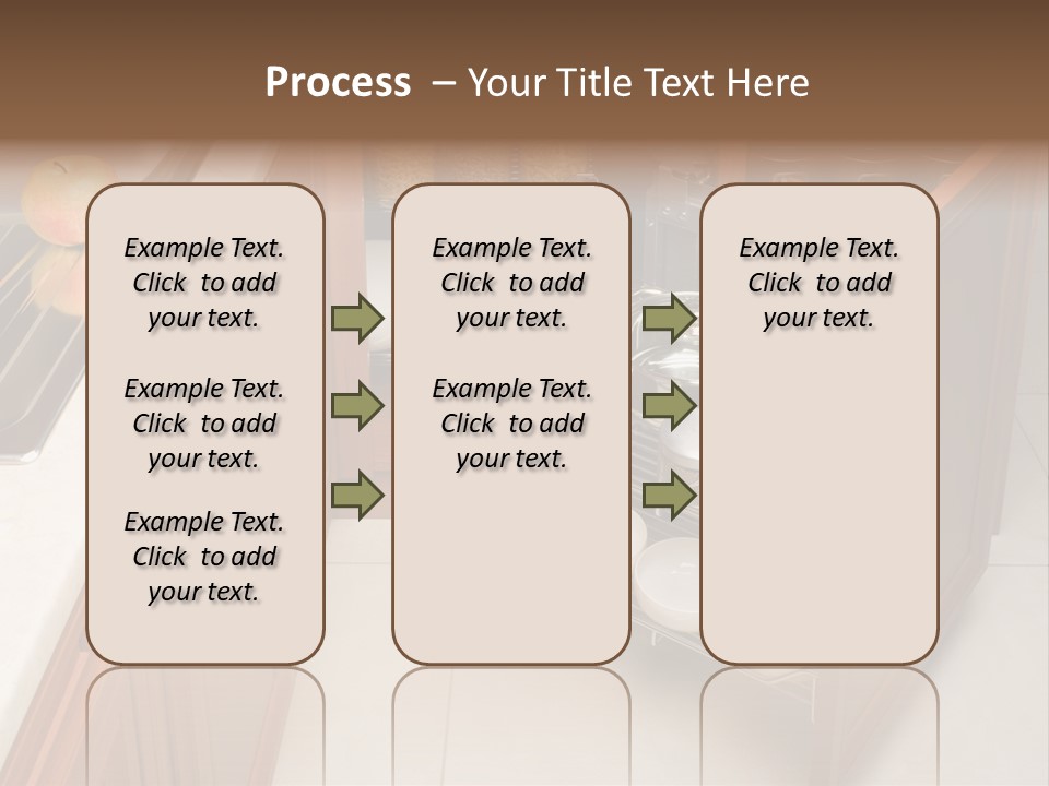 A Kitchen With A Sink And A Dish Rack PowerPoint Template