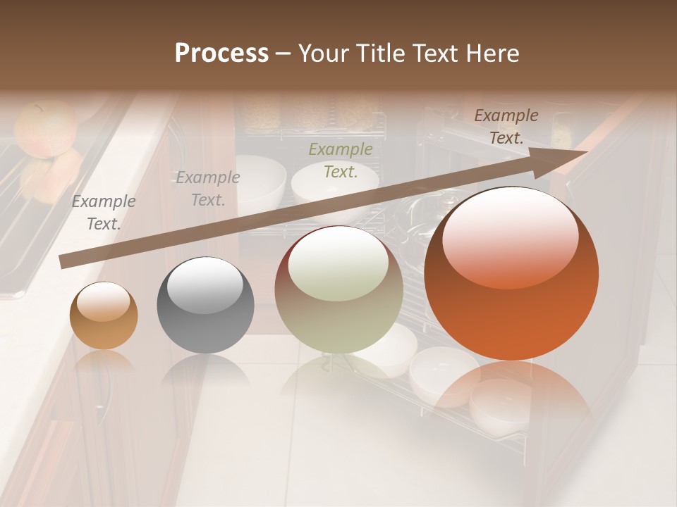 A Kitchen With A Sink And A Dish Rack PowerPoint Template