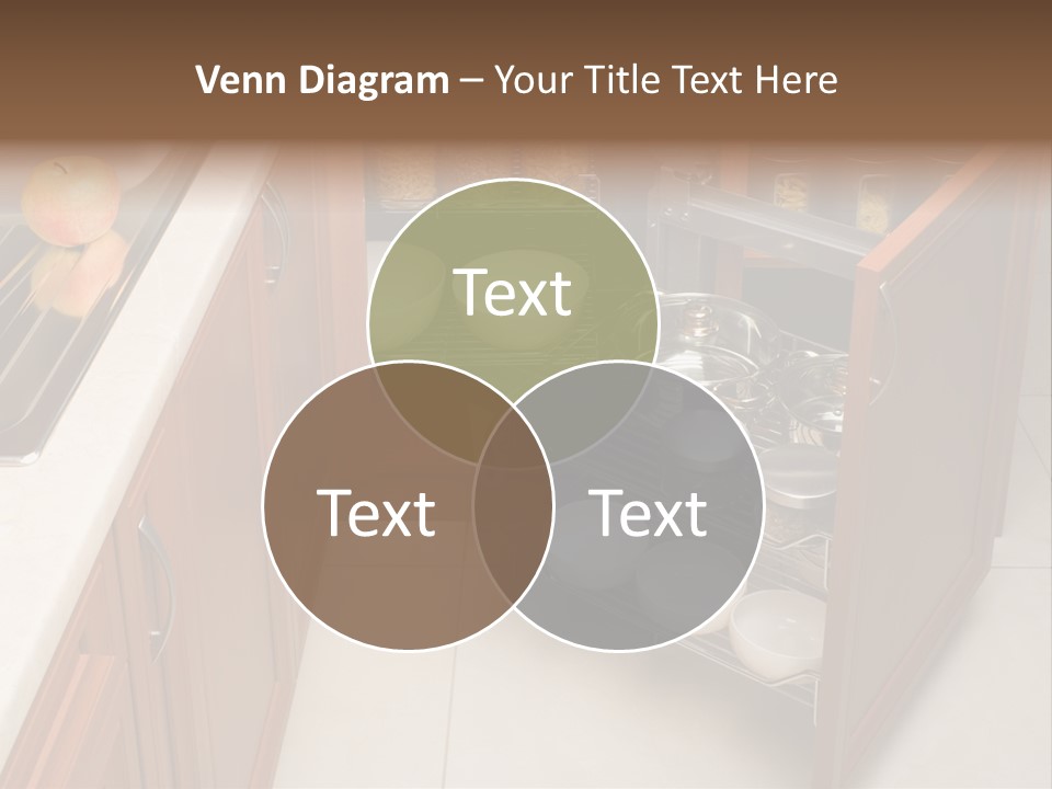 A Kitchen With A Sink And A Dish Rack PowerPoint Template