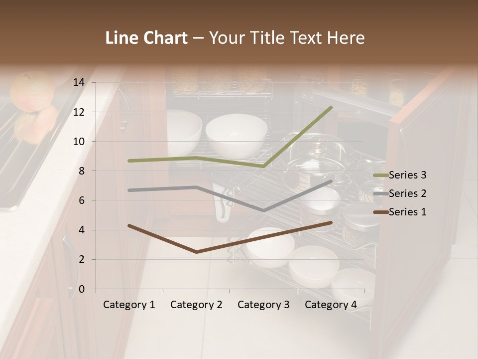A Kitchen With A Sink And A Dish Rack PowerPoint Template