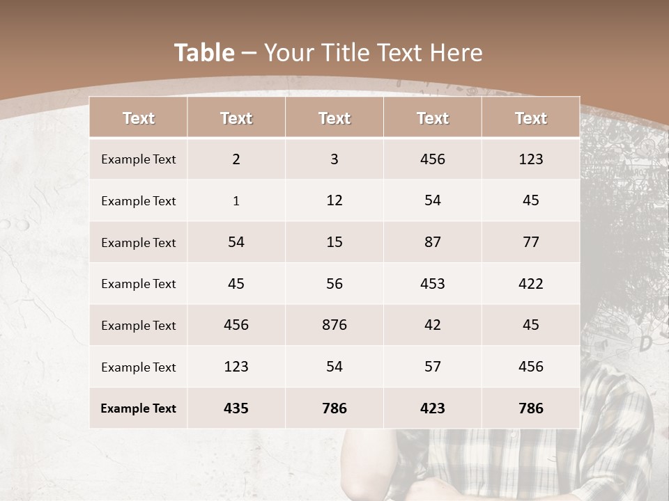 A Man With His Head In The Air Pointing At Something PowerPoint Template