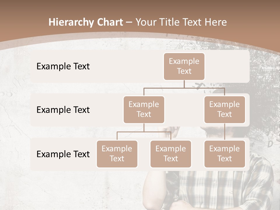 A Man With His Head In The Air Pointing At Something PowerPoint Template