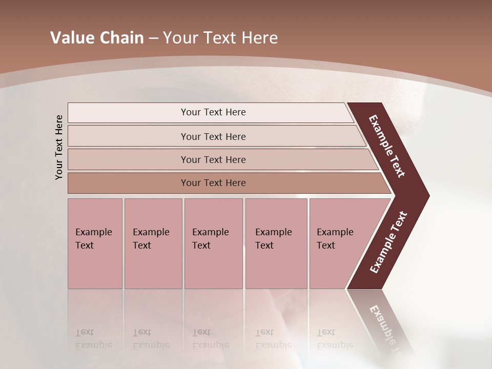A Man Looking At His Finger Through A Magnifying Glass PowerPoint Template