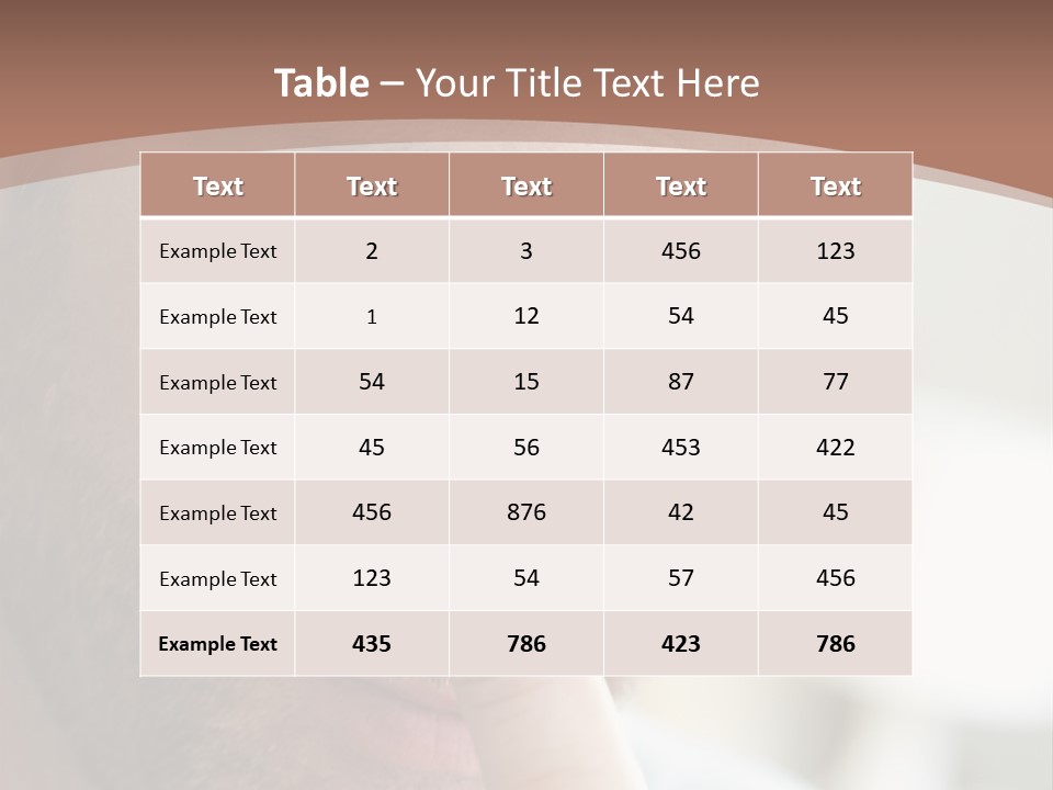 A Man Looking At His Finger Through A Magnifying Glass PowerPoint Template