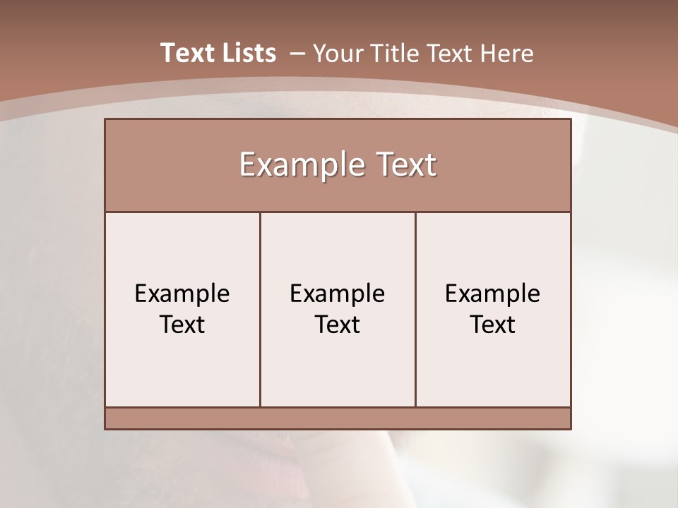 A Man Looking At His Finger Through A Magnifying Glass PowerPoint Template