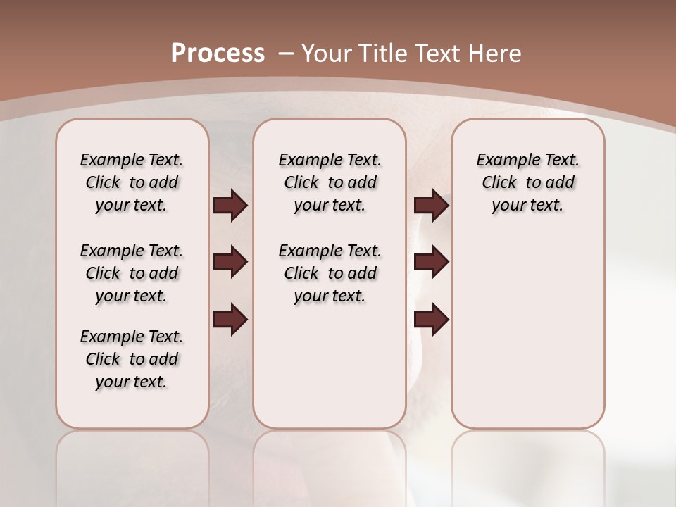 A Man Looking At His Finger Through A Magnifying Glass PowerPoint Template