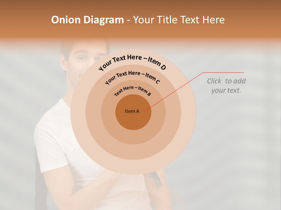 A Man With A Backpack Is Smiling For The Camera PowerPoint Template
