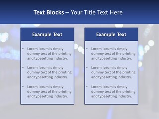 A Blurry Photo Of A City Street At Night PowerPoint Template