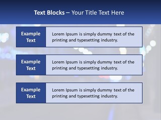 A Blurry Photo Of A City Street At Night PowerPoint Template